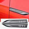 AABIS1 3D ABS Боковой Эмблема Крыла Крыло Для Golf GTI GTD 7 MK6 JETTA POLO Tiguan Bora b7 Passat Аксессуар Значок Автомобиля Стайлинг