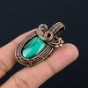 Malachite Pendant, 999 Copper Wire Wrapped Pendant Jewelry. Gift For Women Handmade Pendant Gemstone Jewelry