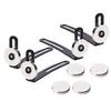 4PCS RC Car   Body Mount Metal L-Bracket with Magnet for       SCX10 90046 D90 1/10 RC Crawler Car
