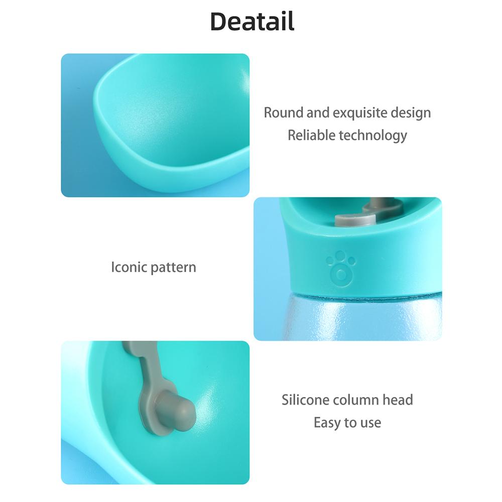 Портативная бутылка для воды для собак мелких, средних и крупных пород, кошек, для путешествий на открытом воздухе, для бега, для щенков, для поения, для кормушки, для йоркширских французских бульдогов, товары для животных