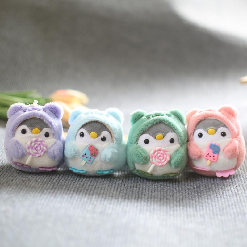 Милый милый кулон в виде леденца на палочке в виде пингвина, плюшевая игрушка, кукла, мультяшная сумка, подвесной брелок, тряпичная кукла