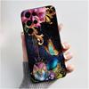 Чехол для Oukitel C61/C61 Pro/C61 GT, эстетичный, милый, с мультяшным черным котом, мягкий силикон, задняя крышка, противоударный, ТПУ, чехол для телефона