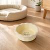 Ceramic Cat Bowl, Round Cat Food Bowl, Easy to Clean, Non-Slip Weighted Food Bowl for Cats And Small Dogs