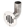 Marine Deck Drain 316 Stainless Steel 90 Degree Elbow Floor Drain 32mm for Boat Yacht