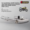 Bumblebee CB600F Stainless Steel Front & Middle Section Set for Non-Destructive Install (2007-2013)