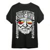 Mens Cotton Crew Neck TShirt Regular Fit Knit Fabric With Medium Stretch Solid Color With Have A Willie Nice Day Applique