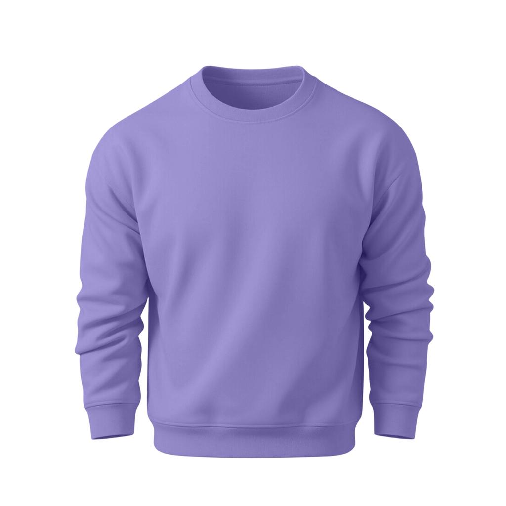 Men's Casual Loose Fit Crewneck Sweatshirt for Fall and Winter