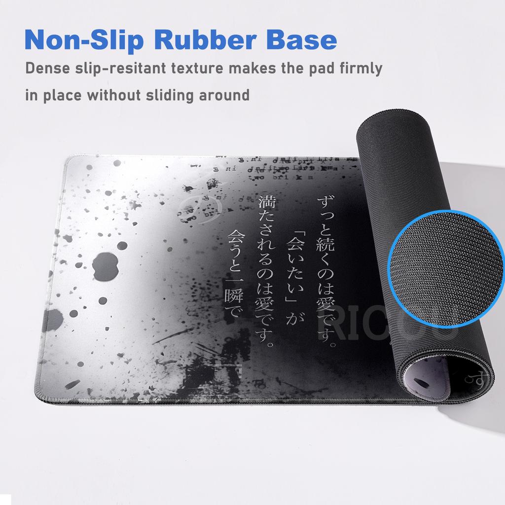 Black White Skeleton Sword Girls Mouse Mat XL Aesthetics Mouse Pad Gaming Laptop Table Mat Office  accessories Pc Cabinet Carpet