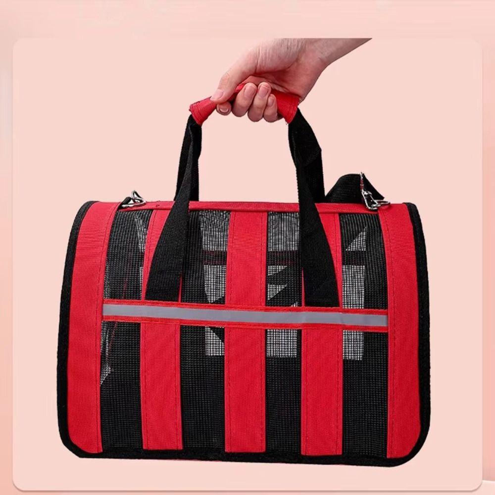 Складная дорожная сумочка для щенка, сумка для путешествий с питомцем из ткани Оксфорд, уличная сумка-переноска для кошки, аксессуары для питомцев
