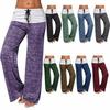 European and American Stitching Yoga Quick-Drying Sports Trousers. Outdoor Casual Wide-Leg Trousers. Best Seller!