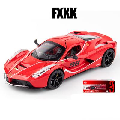 1:22 масштаба FXXK, литая под давлением модель автомобиля из сплава, игрушечная модель автомобиля с откатным механизмом, звуком и светом для детей, взрослых, подарочная коллекция