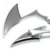 2Pcs 8/10mm Universal Aluminum Alloy Motorcycle Bar End Side Rearview Mirrors