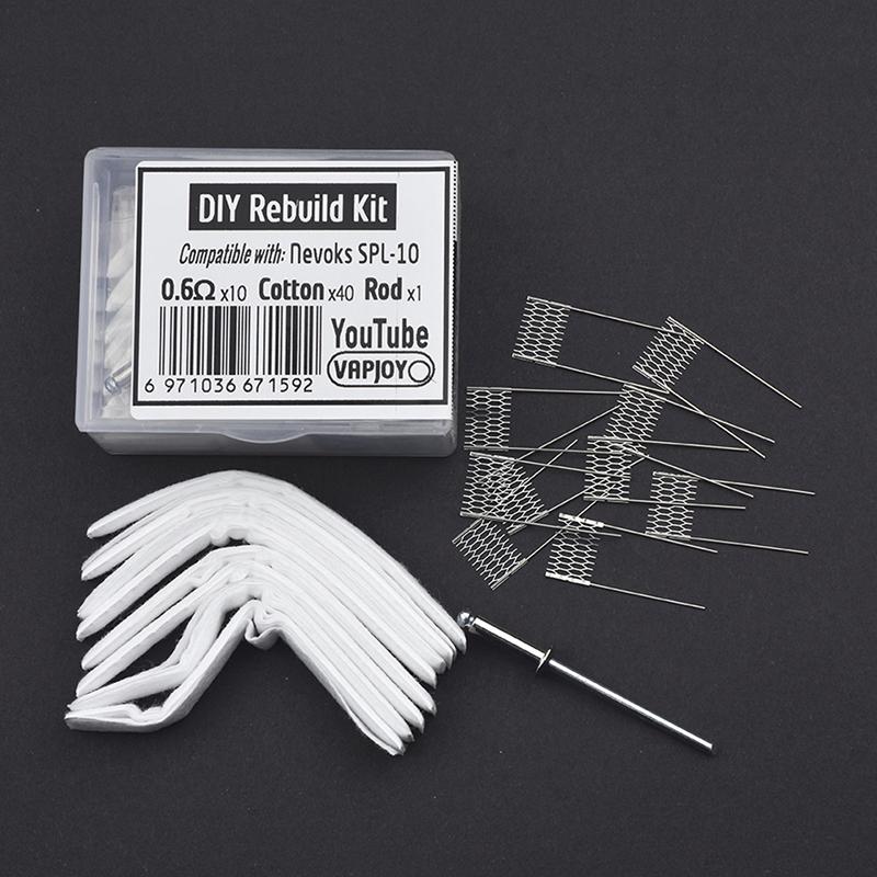 Diy Rebuild Kit Nevoks Spl-10 0.6Ohm Mesh Coil Resistance Wire Replacement Accessory Tool