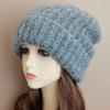 Новая женская зимняя шапка с напуском, модная шапка-бини с манжетами, теплая зимняя шапка для женщин, повседневная уличная вязаная шапка