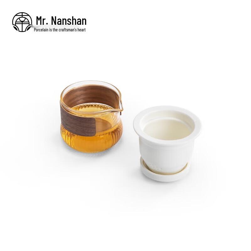 Mr. Nanshan Zen Style Ceramic Tea Set with Square Tray