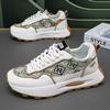 Men's Shoes 2025 New Summer Breathable Heightened Platform Dad Shoes Youth Casual Running Printed Sports Trendy Shoes