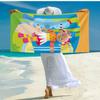 Ultra-Soft Beach Towel with In the Night Garden Theme,Ideal for Pool - Camping, Diving - Perfect Travel Essential, Vibrant Beach Towel.