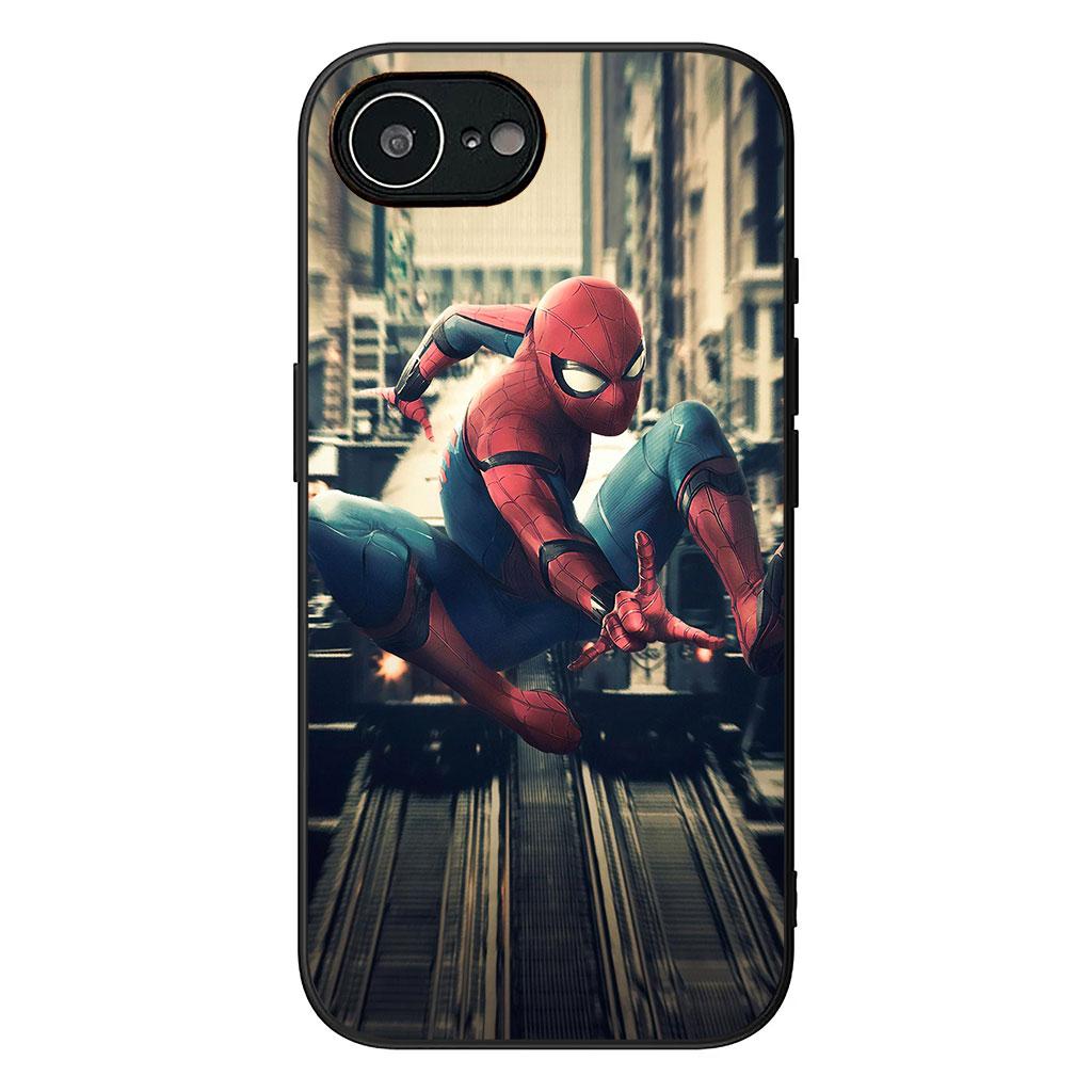 Супергерой Marvel Человек-паук Spiderman Чехол для Motorola Moto G04 G13 G14 G22 G23 G32 G34 G35 G64 G82 G84 G53 G60 G72 E14 E15 E13