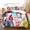 Комплект постельного белья Anime Technoroid Overmin, пододеяльник, постельный комплект, пододеяльник, наволочка, одеяло, размер king-size, комплект постельного белья для мальчиков и взрослых