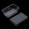 10Pcs Transparent Dessert Box With Lids Plastic Hinged Takeout Containers Food Packaging Boxes For Cakes Cookies Salad Food