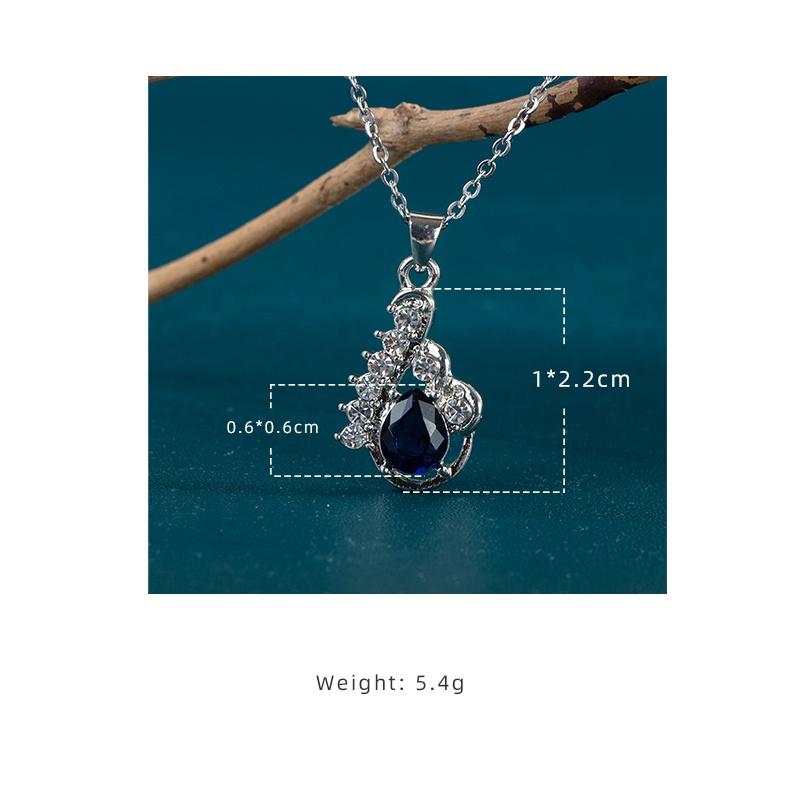 BELLA BOX Современное женское ожерелье с блестящим кубическим цирконием, свадебные аксессуары для помолвки, подарок, ювелирные изделия высокого качества