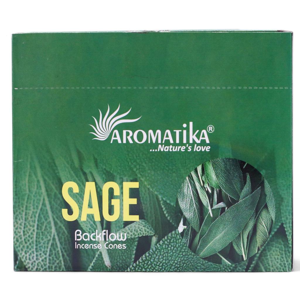 7x Backflow Incense Cones - Sage Masala 10 Count