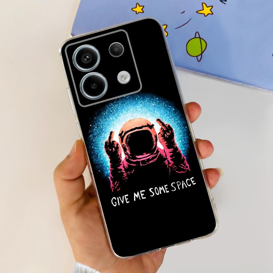 For Xiaomi Poco X6 Pro 5G Case New Fashion Painted Cover Clear Silicone Soft TPU Phone Case For Xiaomi Poco X6 Pro PocoX6 Bumper