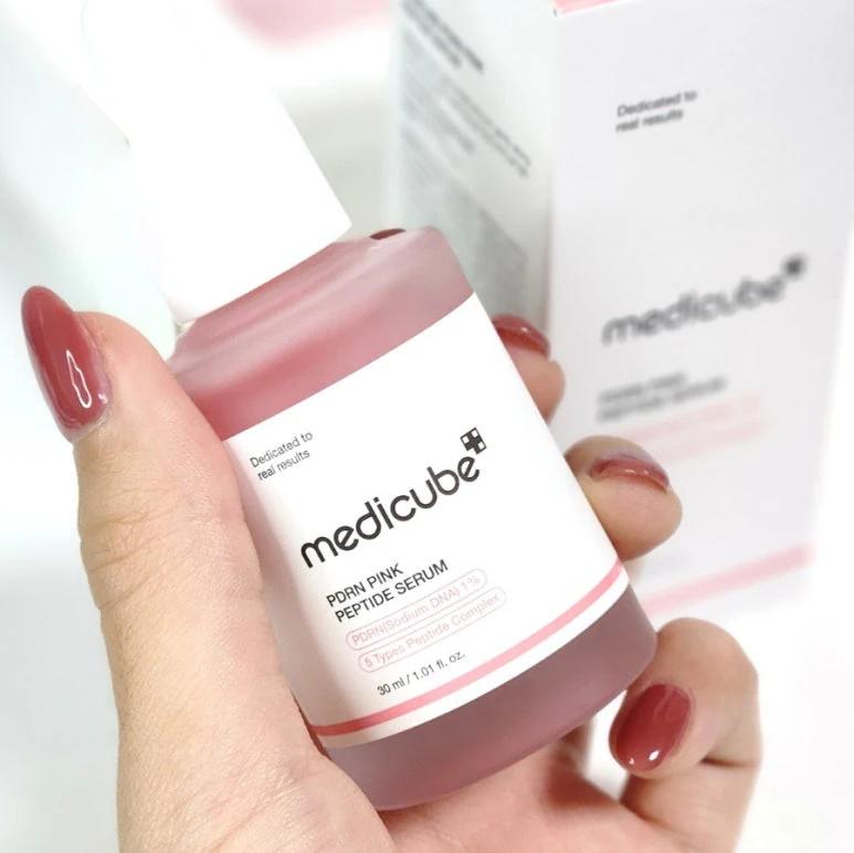 Medikube Age-R Booster Pro Mini (розовый) + Набор для ухода за лососем PDRN
