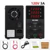 Nice-power 120V 3A Switching Lab DC Adjustable Power Supply Laboratory Precision 4 Digital Regulated USB Diy Bench Source
