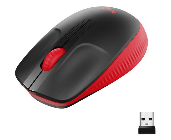Logitech m190 wireless mouse red 910-005908