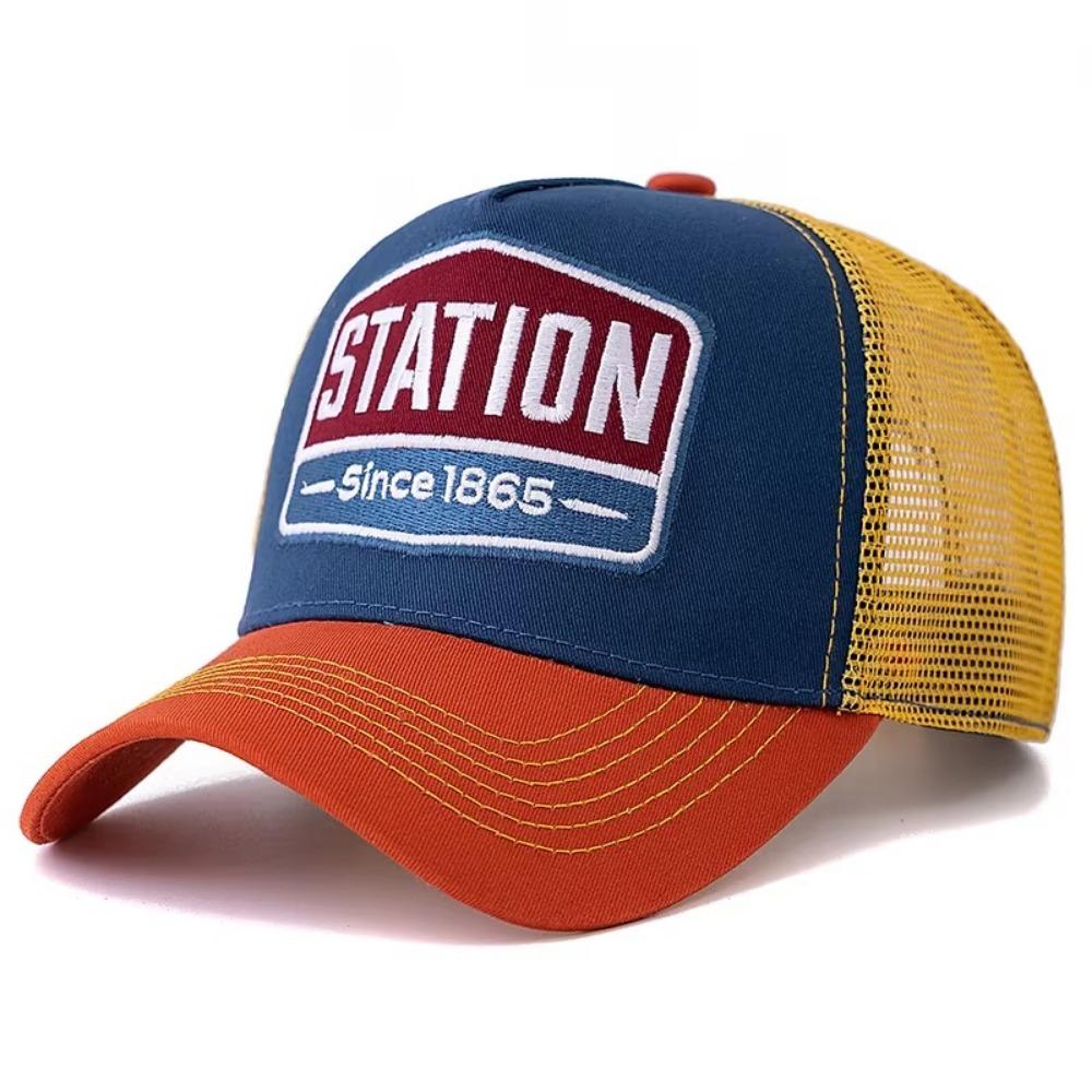 Adjustable Hip Hop Hat Embroidered Trucker Hat Classic Baseball Cap Men and Women