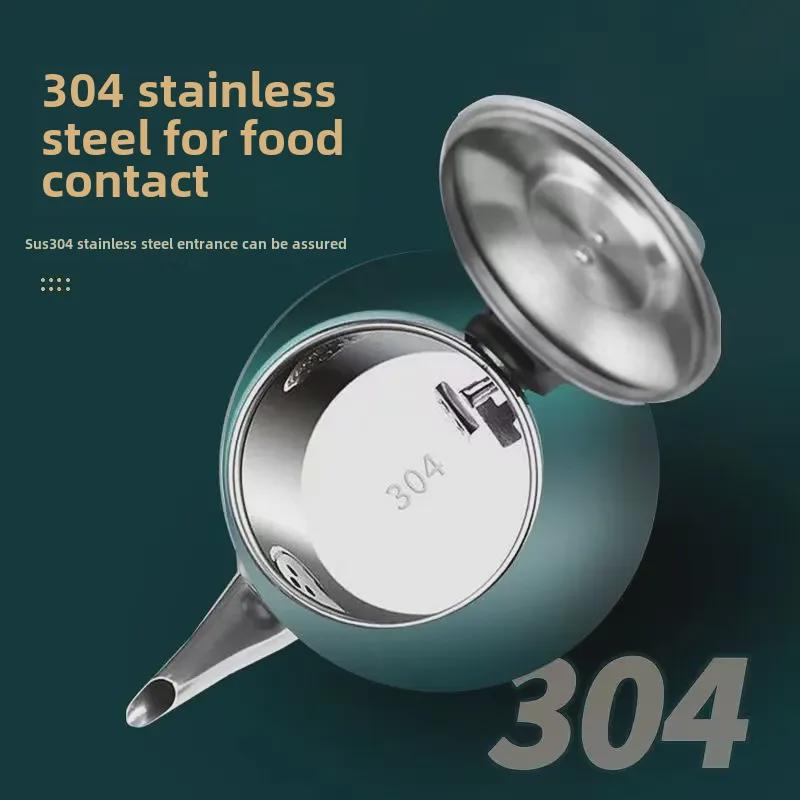 Электрический чайник из нержавеющей стали 304 - двухслойный, антиожоговый, без запаха, с автоматическим отключением для дома, отеля, офиса