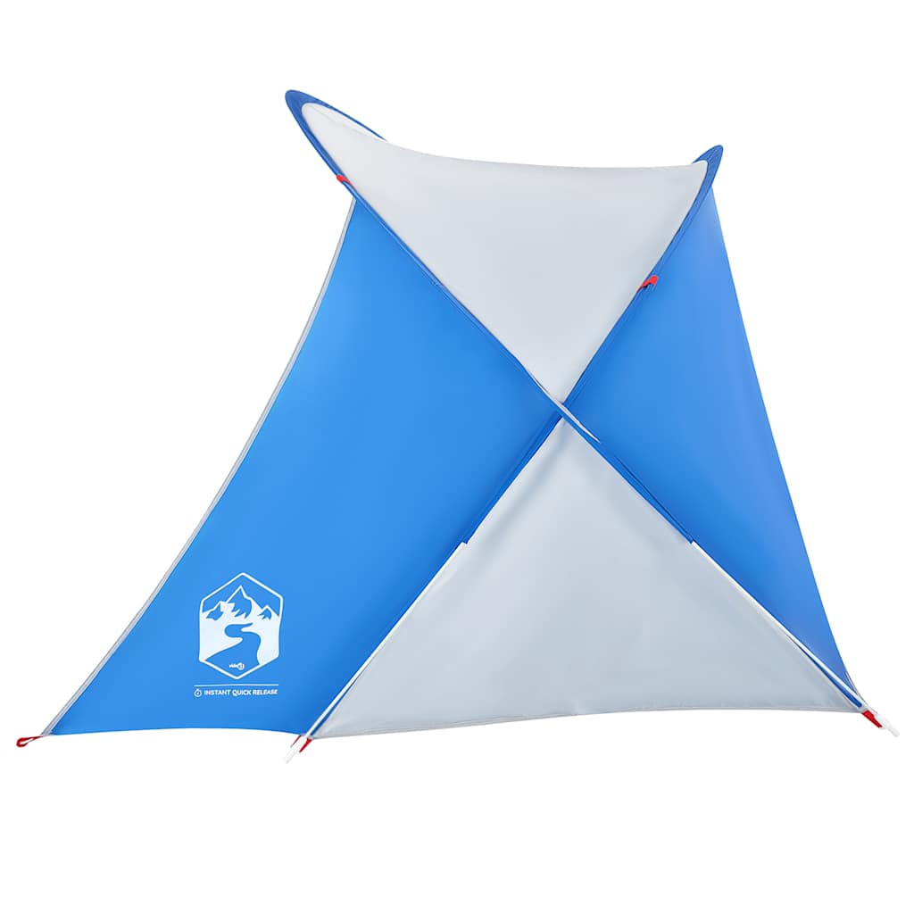 Beach Tent for 2 Persons Azure Blue Pop Up Waterproof