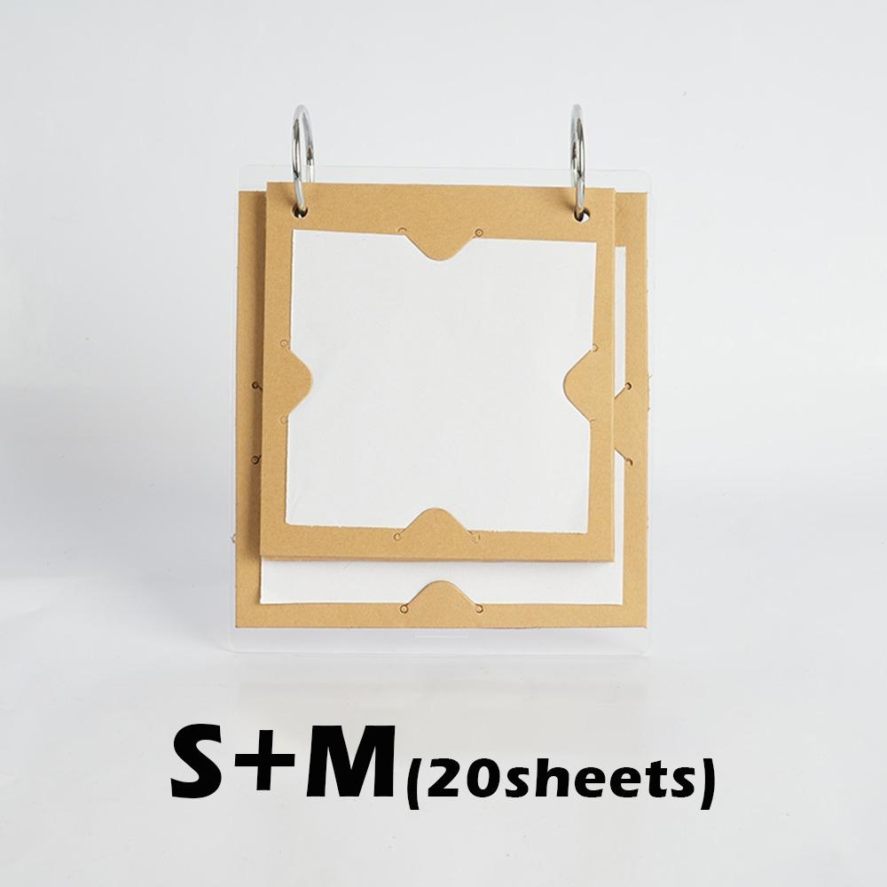 Альбом для моментальных фотографий из матовой крафт-бумаги 3 дюйма, большая емкость, подставка для фото для Fujifilm Instax Mini SQ/ GO