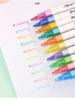 5pcs Shine Highlighter Pen Set Bling Glitter Shining Art Marker Color Drawing Painting Lettering Journal School