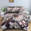 Butterfly Duvet Cover King Queen Size Animal Floral Bedding Set For Teens Adults Beautiful Flower 2/3pcs Polyester Quilt Cover