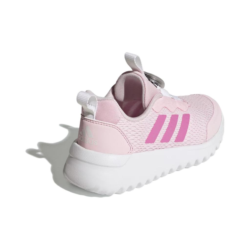 Adidas ActiveFlex BOA 3.0 Slip Resistant Abrasion Resistant Low top Casual Shoes Pink White Kids' IE3959