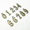10 шт. 0-9 подвески в виде цифр, винтажные украшения в виде цифр, аксессуары для изготовления ювелирных изделий
