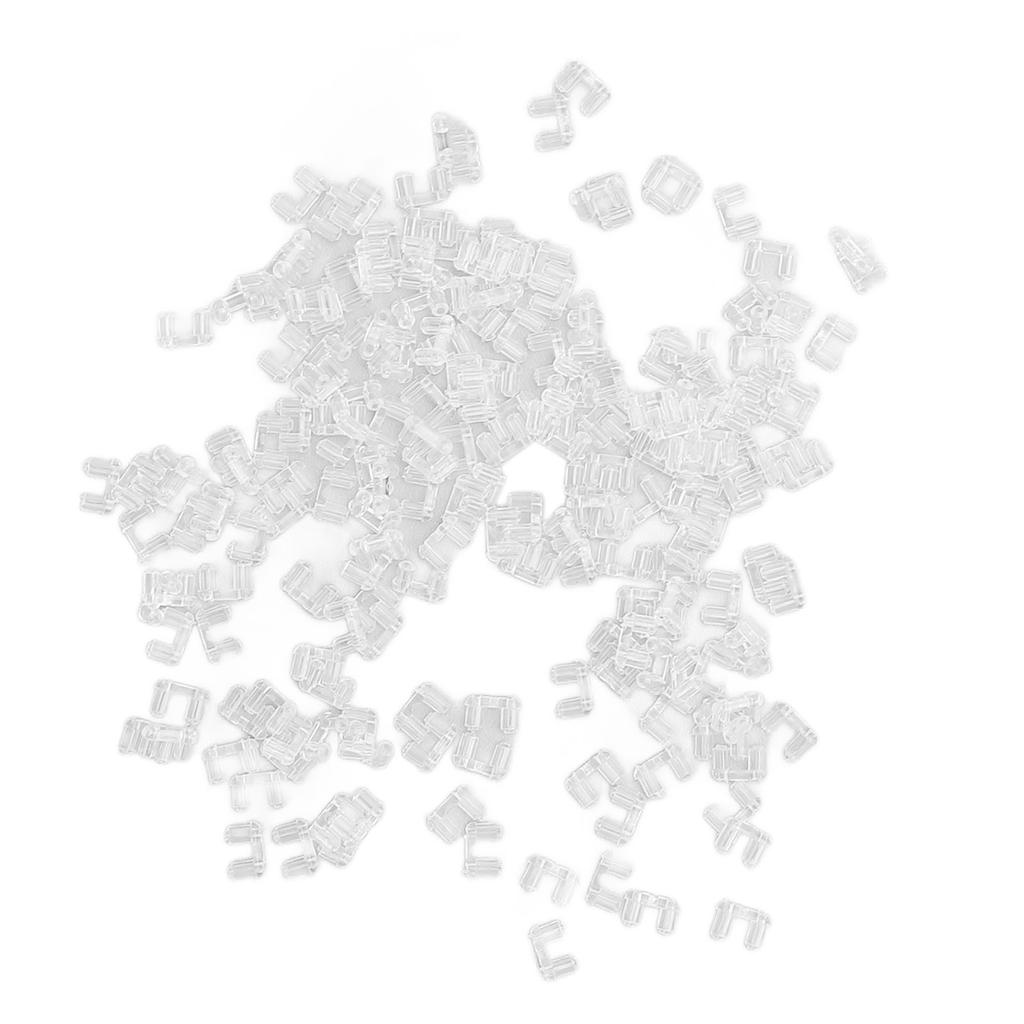 200 шт. компрессионные чехлы для очков без оправы прозрачные пластиковые аксессуары для фиксации инструменты оправы без оправы Mou