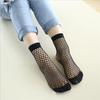 1Pair Chic Streetwear Women's Harajuku Candy Color Breathable Fishnet Socks Sexy Hollow Out Nets Socks Ladies Sweet Mesh Sox