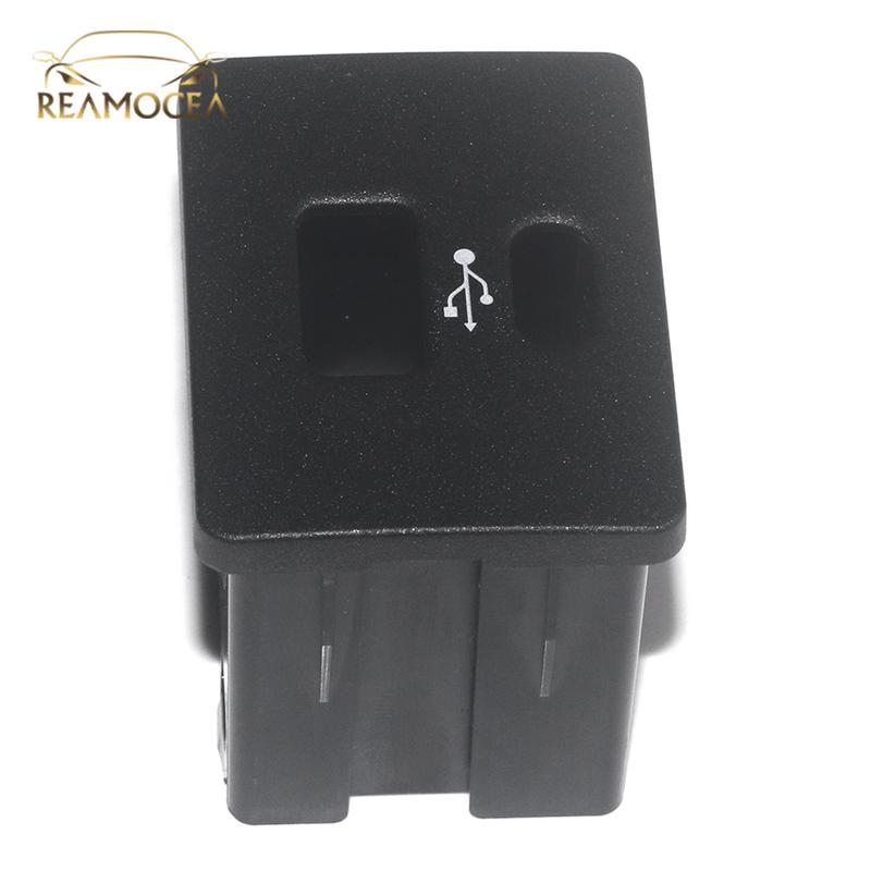 Reamocea 1x Black Plastic Car USB Carplay Box Hub Cover Moulding Fit For Ford Interface Module Sync3 Multi-media No inner Units