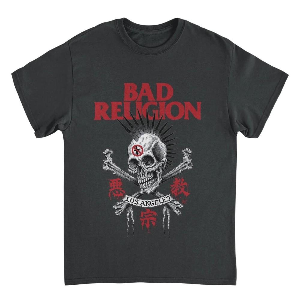 Bad Religion Bad Religion Tokyo La Mens T Shirt Black Officially Licensed Unisex T-Shirt