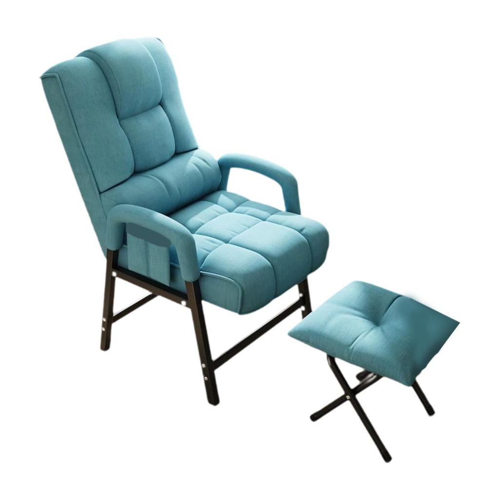 Folding Reclining Chair Adjustable Backrest Executive Chair Lazy Sofa Chair Comfortable Gaming Chair Desk Chair Office Chair