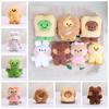 Bread Head Bear Bread Bear Plush Keychain Animal Cartoon Plush Pendant  Bag Accessories