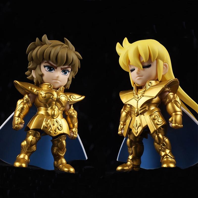 10 см Аниме Фигурка Saint Seiya Myth Cloth Лев Айолос Водолей Каму Рак Маска Смерти Золотой Рыцарь Зодиака Японские Куклы Хобби