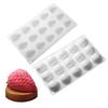 3D Strawberry Design Fruit Mousse Mould Silicone Cake Mold Fondant Cake Decorating Tools Candle Moulds Kitchen Supplies