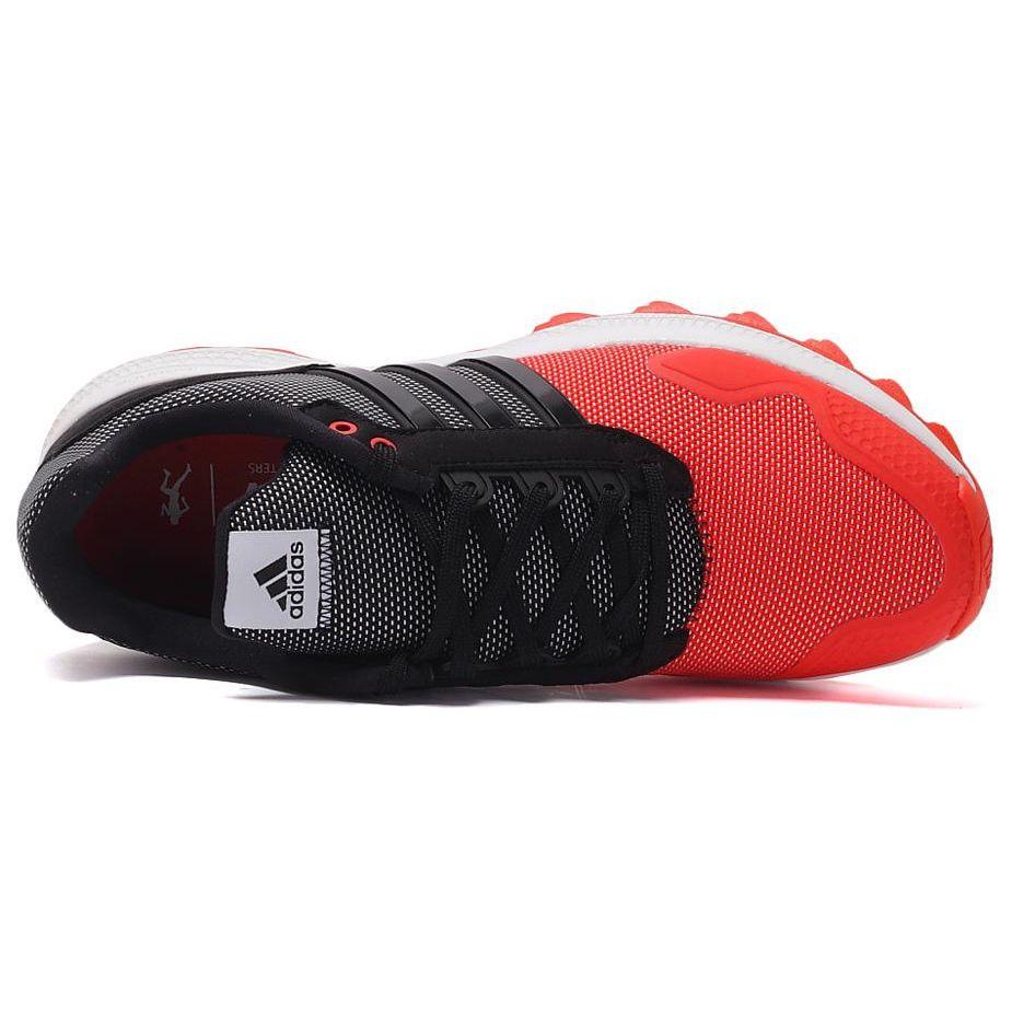 adidas Удобные, амортизирующие, прочные низкие кроссовки для бега, мужские, черные, белые, красные AQ5669