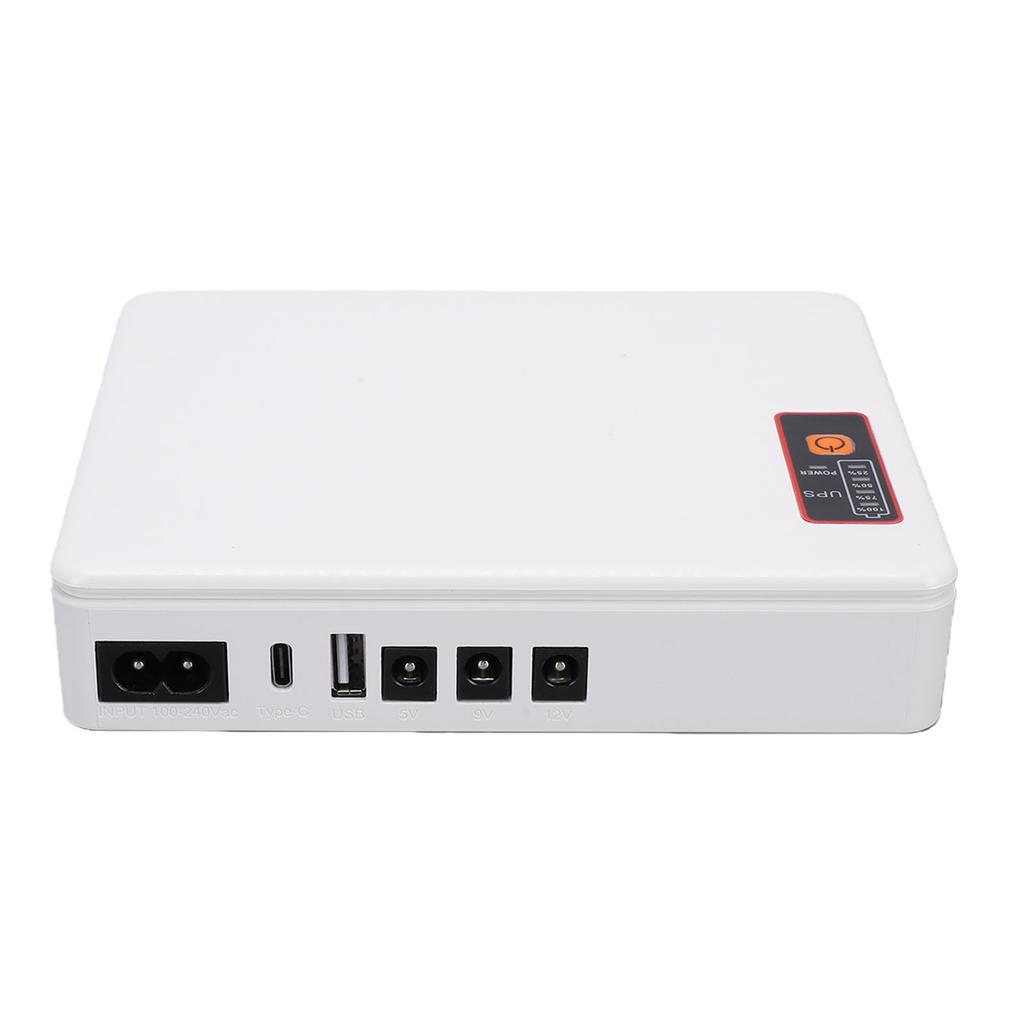 Mini UPS DC 20800mAh Battery Backup Uninterruptible Power Supply for Router Modem Security Camera USB Type C US Plug