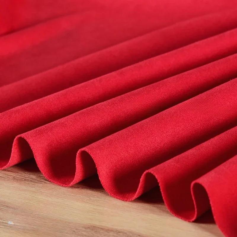 100x150cm Suede Fabric Stretch Double Microfiber for Costume Dresses Skirt Sewing Stretch Frosted Cloth Plain Material