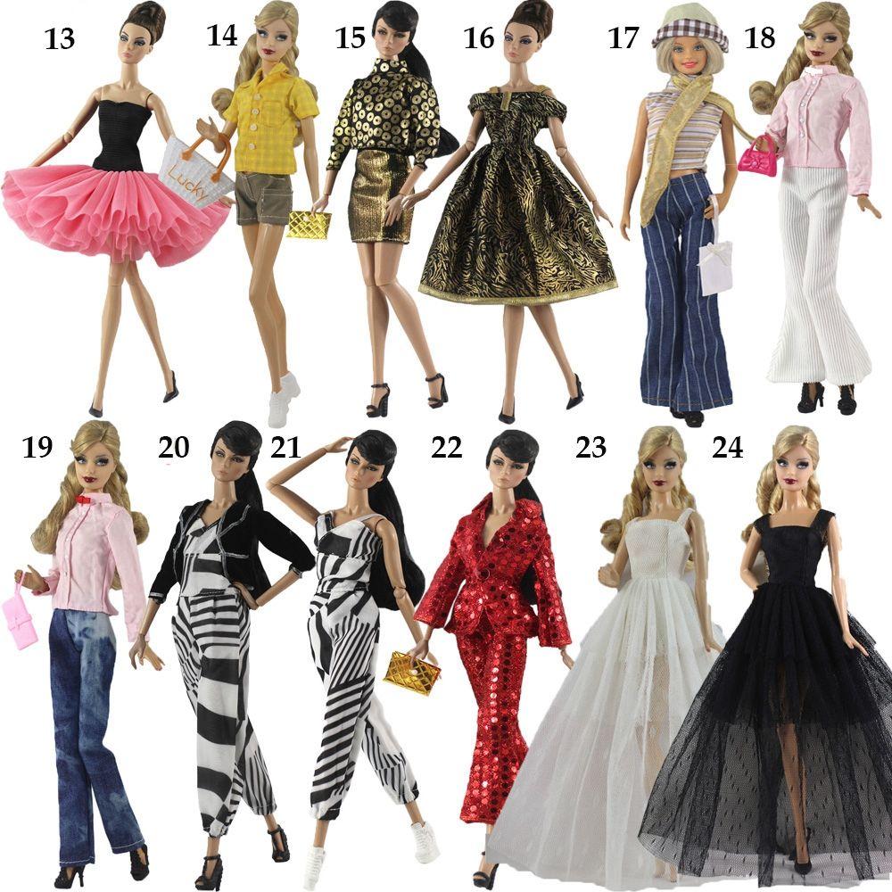 Fashion Casual Wears 1/6 Clothes Accessories Dolls Trousers Doll Coats Jeans Leather Pants Shorts